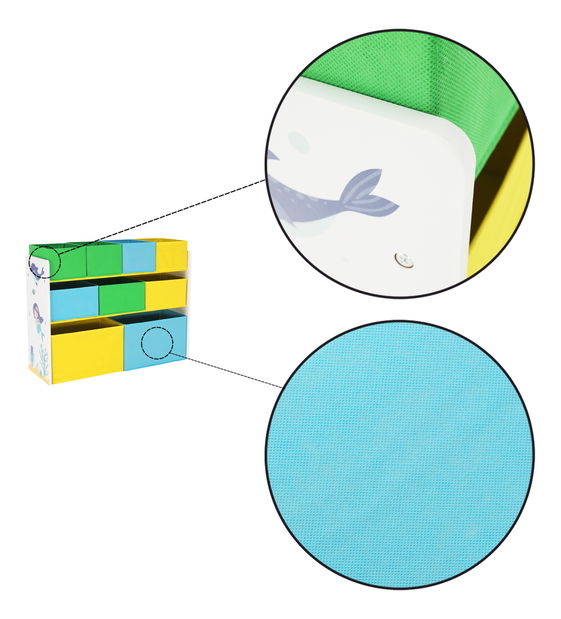 Organizér na hračky Norman (vícebarevné)