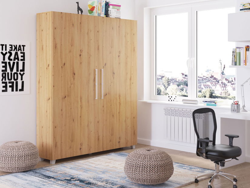 Sklápěcí postel 160 Todd (dub artisan) (vertikální)