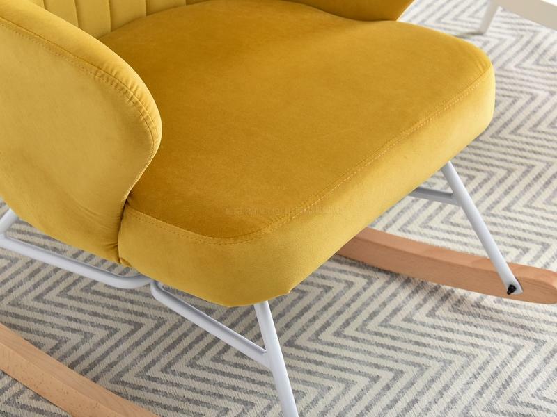 Křeslo Florida (žlutá + buk černý)