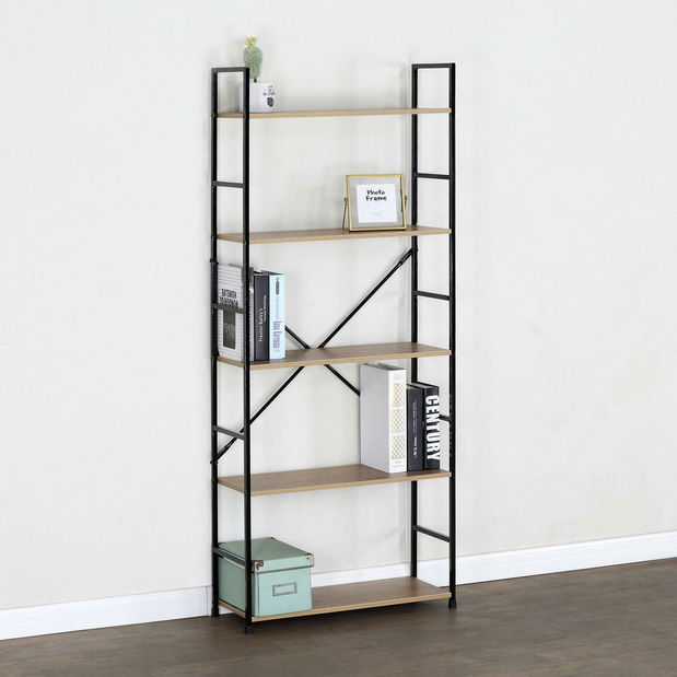 Regál Gobernara (dub + černá)