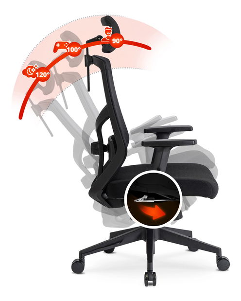  Kancelářská židle Benno (černá)