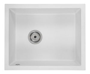 Kuchyňský dřez Filanis (bílá) (bez otvoru pro baterii)
