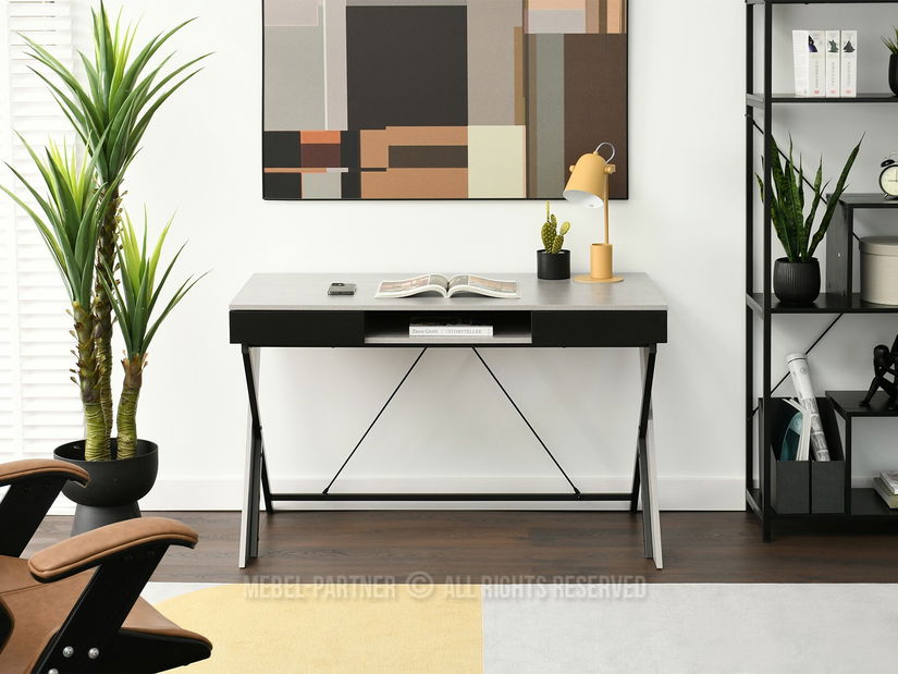 PC stolek Hilly (beton)