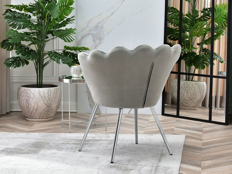 Křeslo Lasair (šedá + černá)