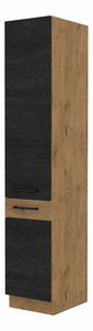 Potravinová kuchyňská skříňka Virion 40 DK 210 2F (dub lancelot + tmavé dřevo)