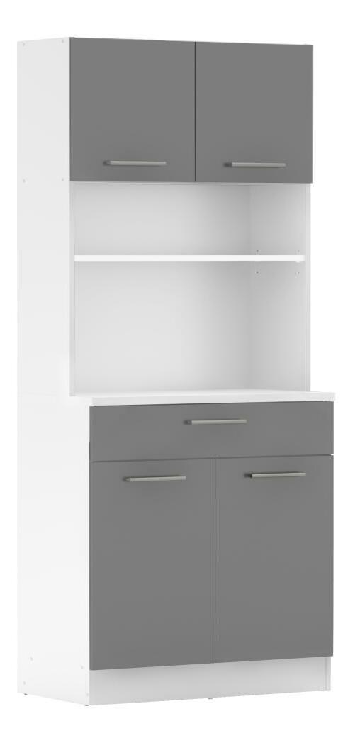 Kuchyňský kout Domini NEW (bílá + grafit)