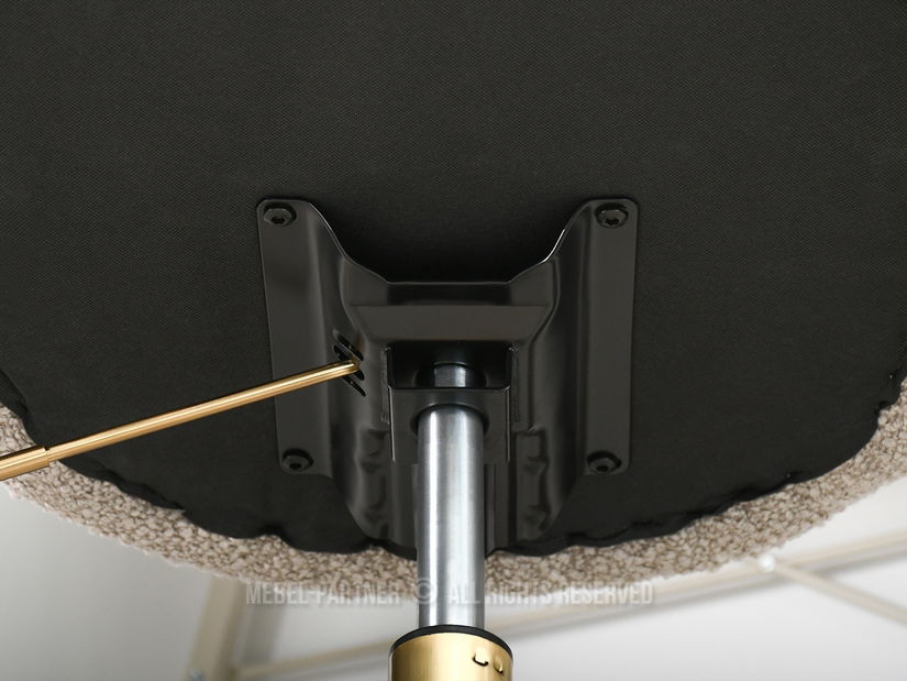 Křeslo Lolo (béžová + zlatá)