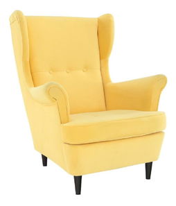 Křeslo ušák Repetidas (žlutá + wenge)