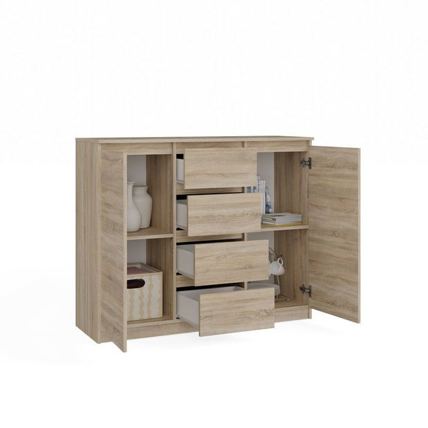 Komoda Musecalo 8 (dub sonoma)