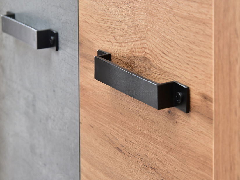 Obývací stěna Subrayado 03 (dub + černá)