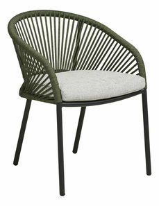 Zahradní židle Neavetaora 1 (šedá + zelená)