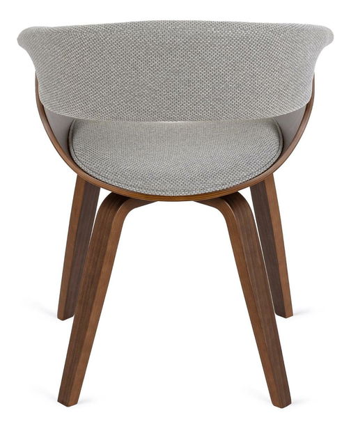 Jídelní židle Generosas 2 (šedá + ořech)