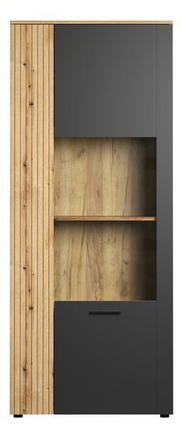 Vitrína Esferas 1 (grafit + dub evoke)