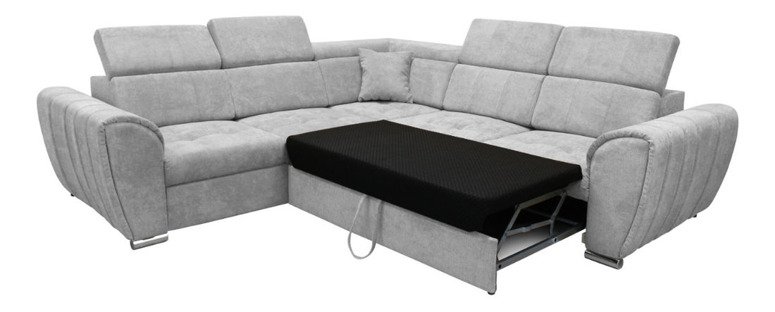 Rohová sedačka BRW Grenade (světle šedá) (L)