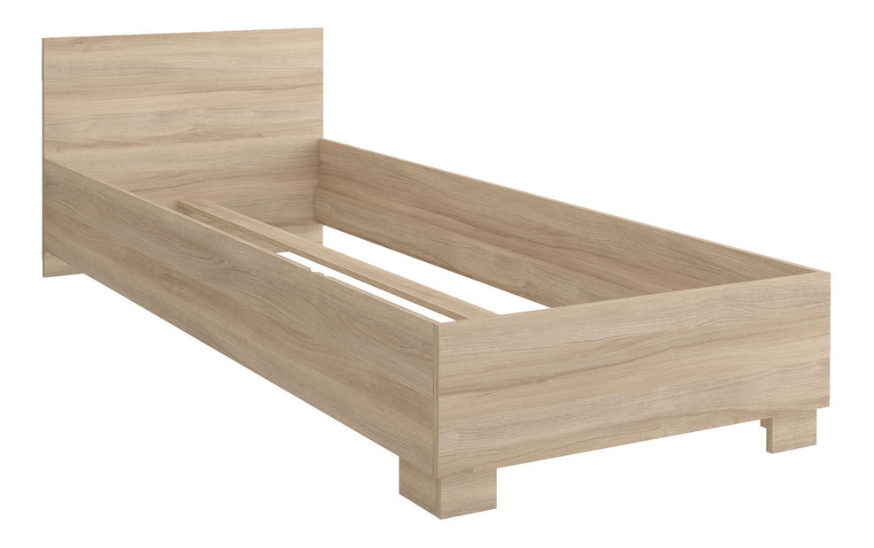 Jednolůžková postel 90 cm Oleg III (dub sonoma)