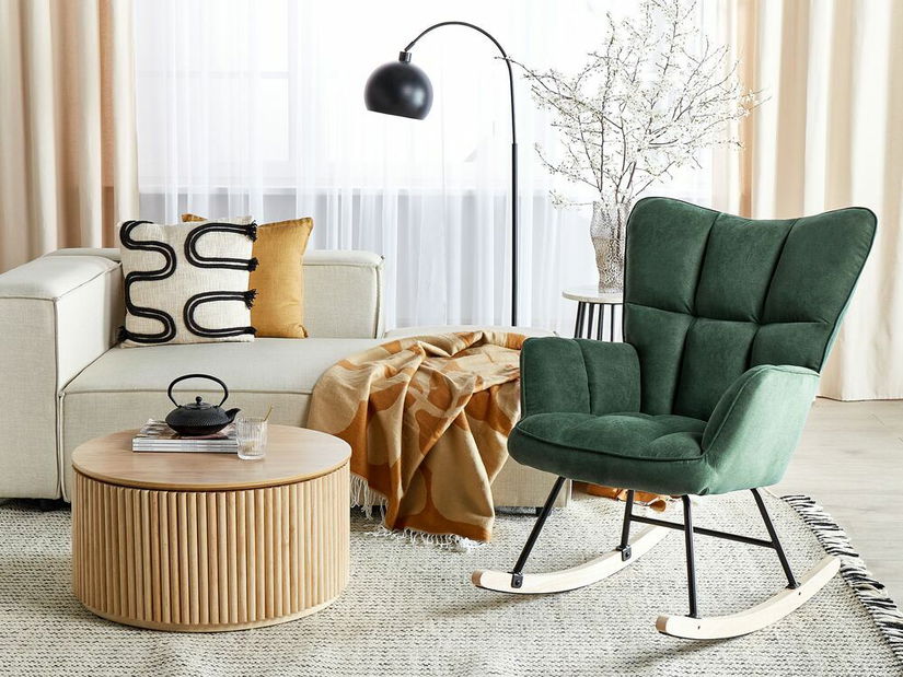 Houpací křeslo Oulia (zelená)