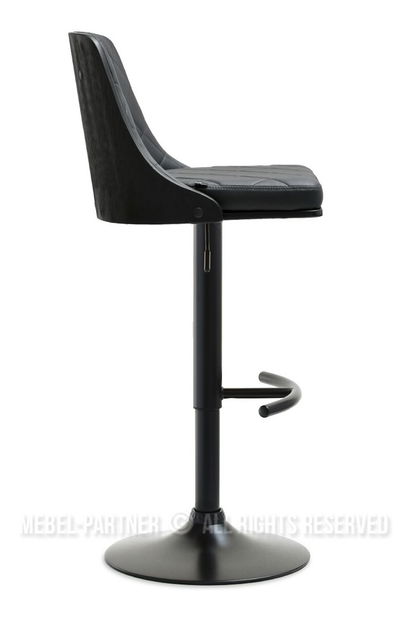 Židle Haire (černé dřevo + černá)