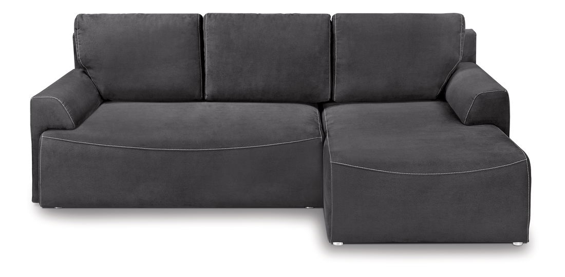 Rohová sedací souprava BRW City Lux 3DL URC (šedá) (P)