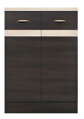 Dolní kuchyňská skříňka BRW Junona line D2D/60/82 (Wenge + Dub sonoma)