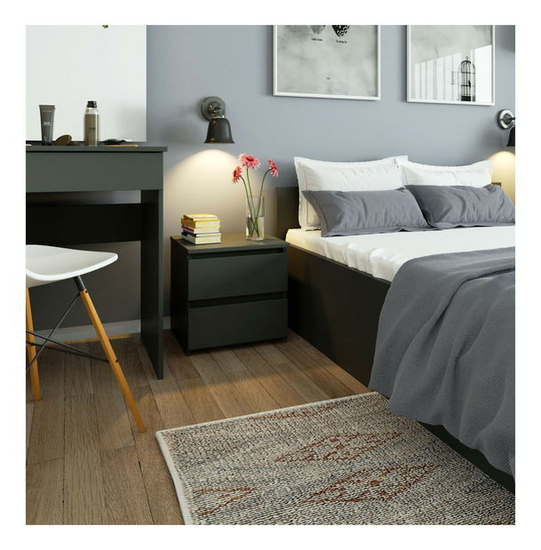 Noční stolek Operativos (grafit)