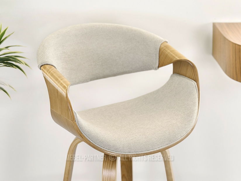 Barová židle Bendover (béžová)