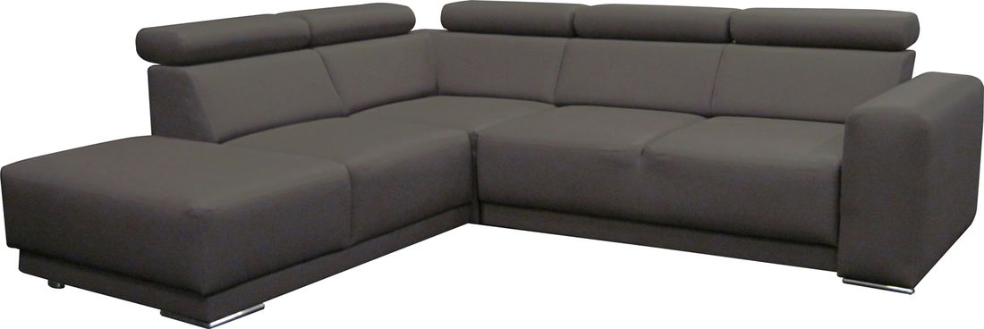 Rohová sedací souprava BRW Padwa Lux REC.E.2F šedá (L)