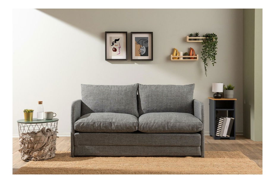 Rozkládací pohovka Sagoretti XL (světle šedá)