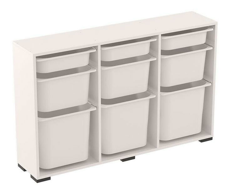 Organizér na hračky Dremonka 1 (bílá)