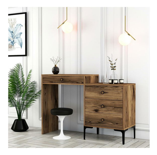 Toaletní stolek Logan 2 (ořechový vzor)