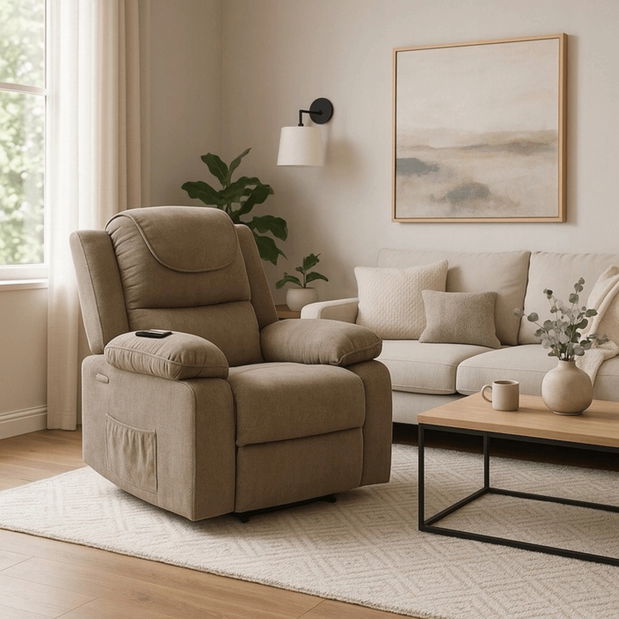  Masážní křeslo Fanex (béžová)