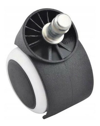 Sada 5ks. koleček na kancelářskou židli Kurporesso 1 (bílá + černá)