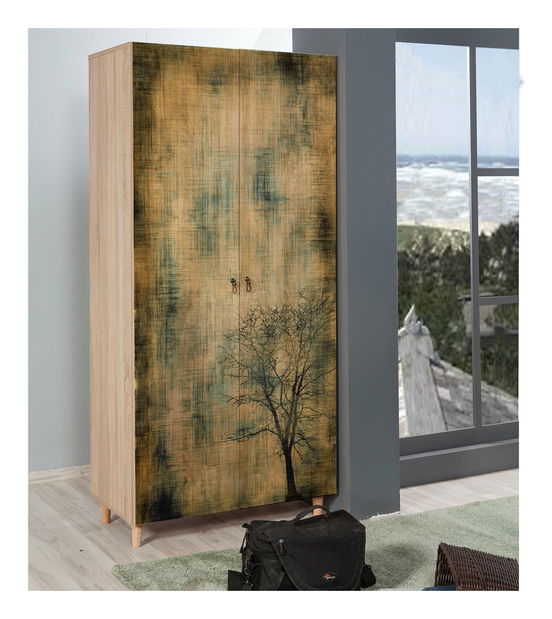 Šatní skříň Sirius 729 (Dub sonoma)