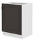 Dolní kuchyňská skříňka Sheila 60 D 2F BB (bílá + grafit)