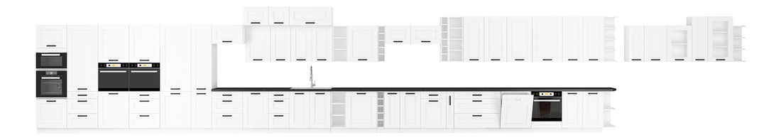 Spodní skříňka s výsuvným košem Lesana 1 (bílá) D15 CARGO *výprodej
