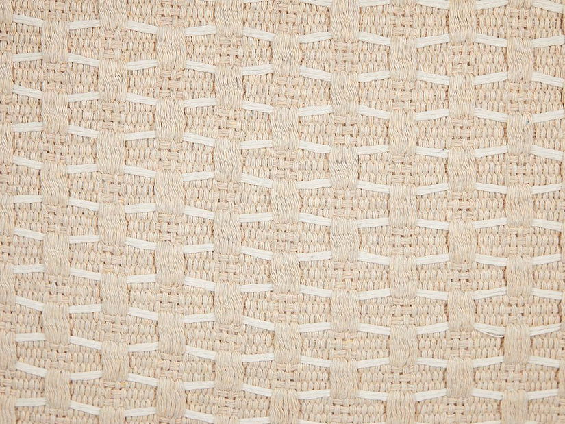 Sada 2 ozdobných polštářů 42 x 42 cm Hakko (světlobéžová)