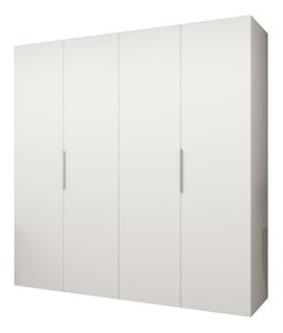 Šatní skříň 200 cm Mirabella 1 (bílá + kašmír)