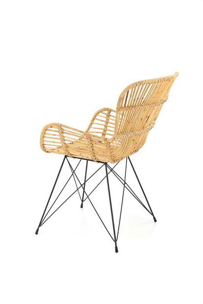 Jídelní židle Kari (přírodní + černá)