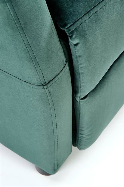 Relaxační křeslo Fallon (tmavozelená)