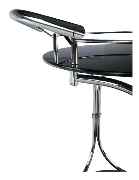 Servírovací stolek Vřesa 83871 2BKG (černá)