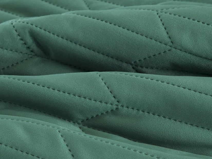 Přehoz na postel 260x230 cm Sissi (tmavě zelená)