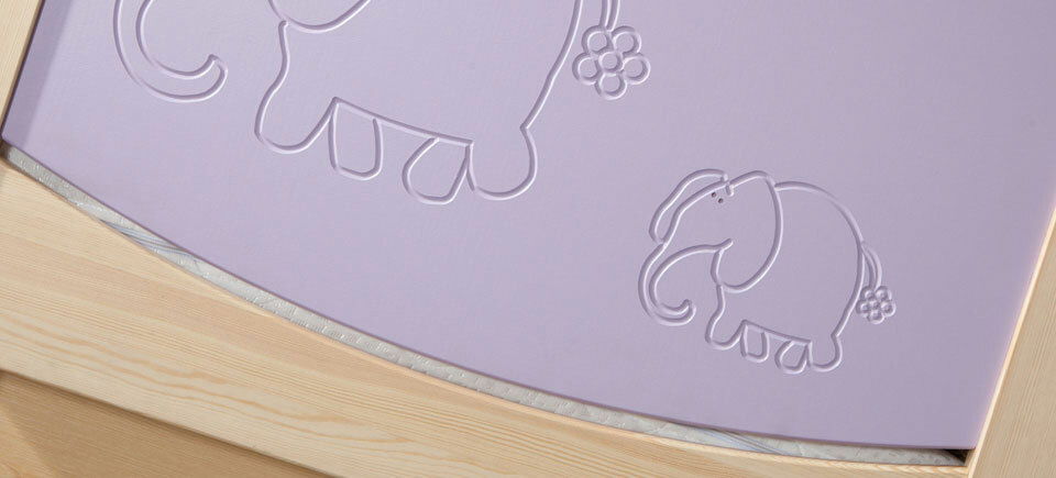 Patrová postel 80 cm Tini (s rošty)