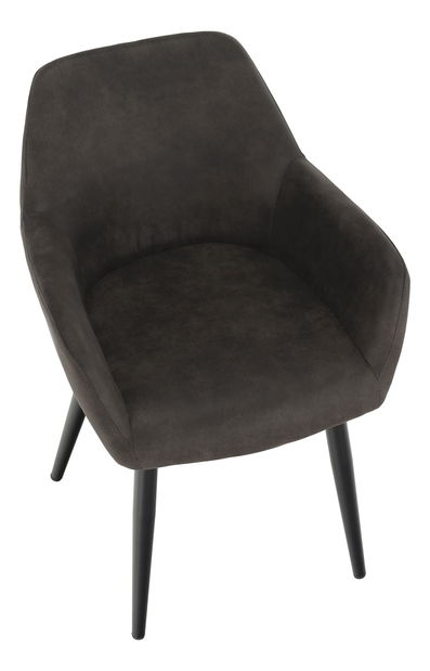 Designové křeslo Larnea (hnědá)