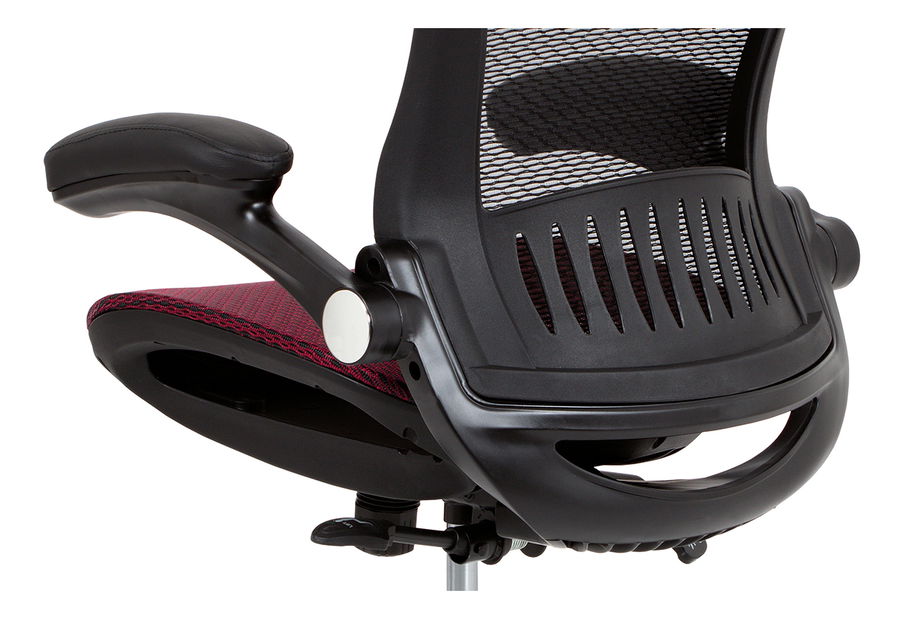 Kancelářská židle Keely-A185 RED (červená + černá) *výprodej