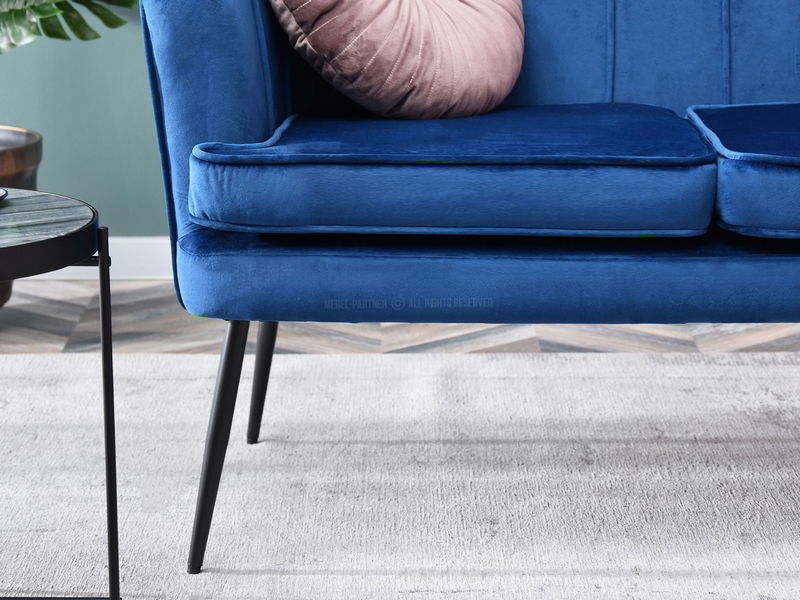 Pohovka Etimee S (námořnická + zlatá)