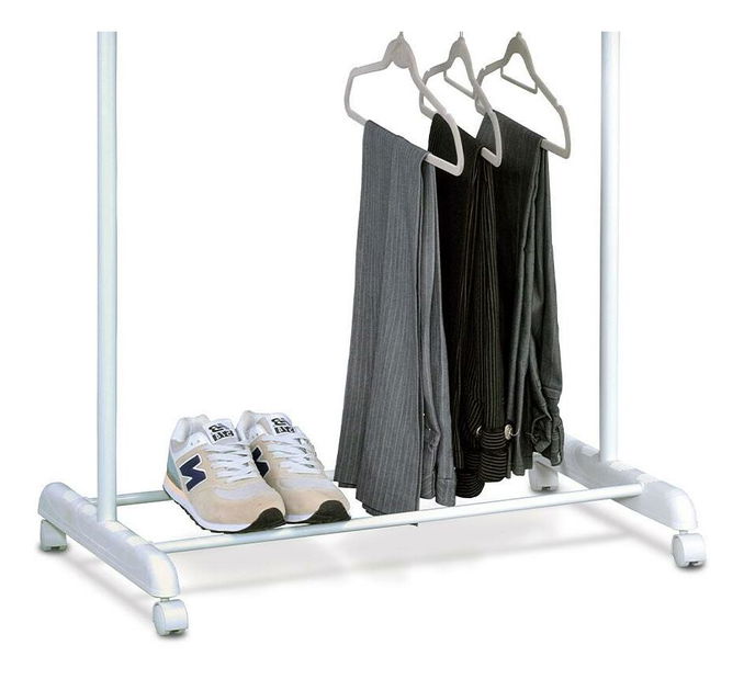 Věšák na kolečkách Asociacion (bílá)