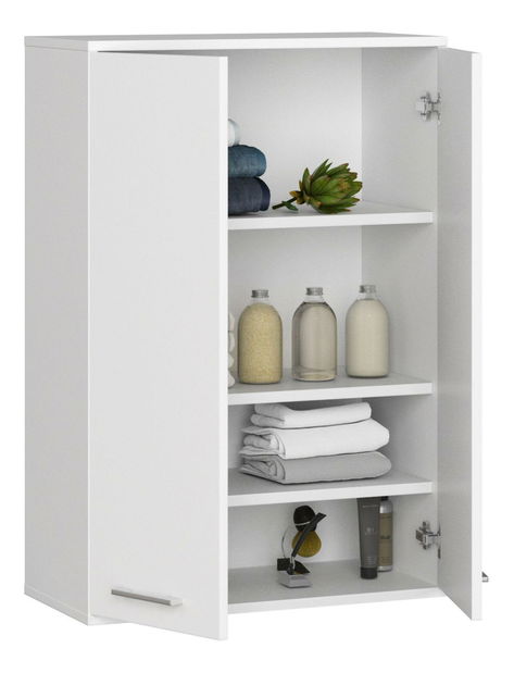 Závěsná koupelnová skříňka Farid TYP 8 (bílá)