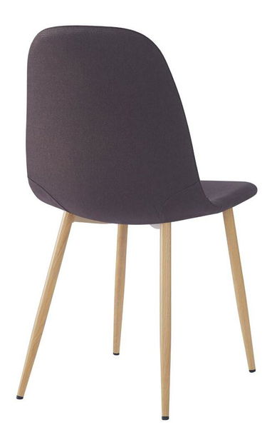 Jídelní židle Laga (tmavě hnědá + buk)