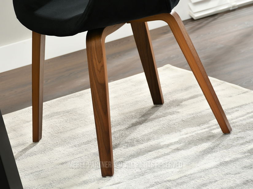 Židle Kurt (černá + ořech)