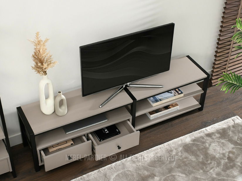 TV stolek/skříňka Empantana (černá)