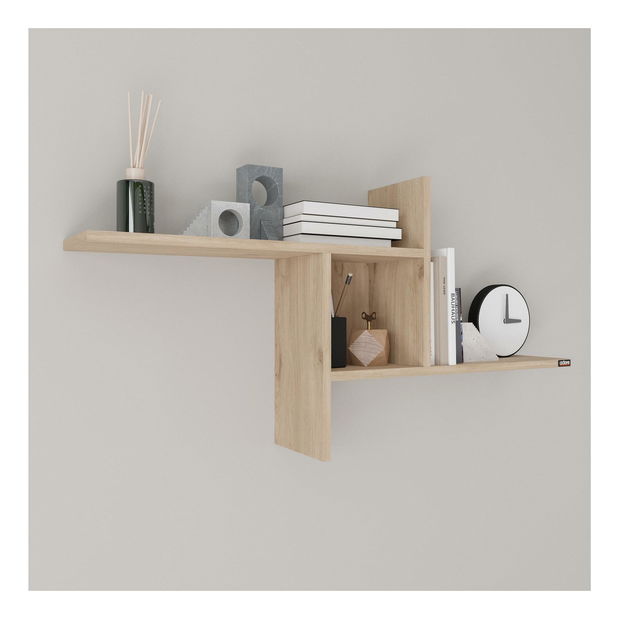 Nástěnná police Riona 1 (dub)